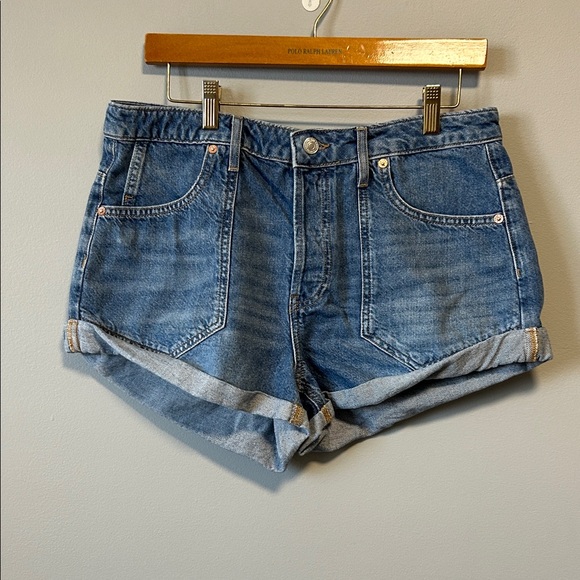 Free People We The Free Beginners Luck Slouch Shorts - Picture 4 of 15